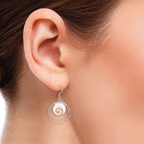 Boucles d'Oreilles Oeil de Sainte Lucie Argent 925 idée cadeau anniversaire