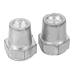 Auto Batterie Klemmensäule, Fydun 2 PCS M6 / M8 Einspaltiger Auto Batterie Anschlussklemmen Säulenanschluss Positiv Negativ mit Guter Elektrischer Leitfähigkeit