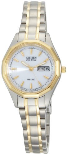Citizen Women's EW3144 51A Eco Drive Sport Two Tone Watch [���s�A���i]