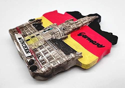 Munich Germany 3D fridge magnet souvenir gift Home & kitchen decoration magnetic sticker Munich Germany refrigerator magnet