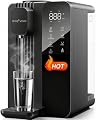 Ecoviva MATE4 UV Reverse Osmosis Water Filter Countertop, Hot Water RO Water Filtration System, 7-Stage Water Filter Pitcher, Installation-Free, Reduce TDS, 3:1 Pure to Drain, Portable Water Purifier