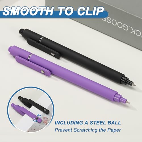 Stylos gel séchage rapide anti bavure pour une prise de notes propre et efficace