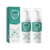 Sanfter Zahnreinigungs-Schaum, Frischer Atem Schaum, 2 Stück Mundspülung Mousse, Bakterienbekämpfung und Zahnfleischpflege, Zahnpflege-Schaum, Für tägliche Zahnaufhellung