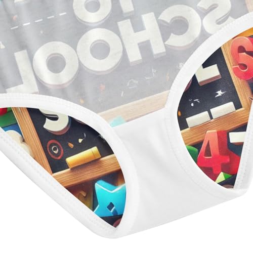 Cotton Toddler Girls Underwear Back to School Colorful Panties for Girl Animal Briefs Underpants 2t 5