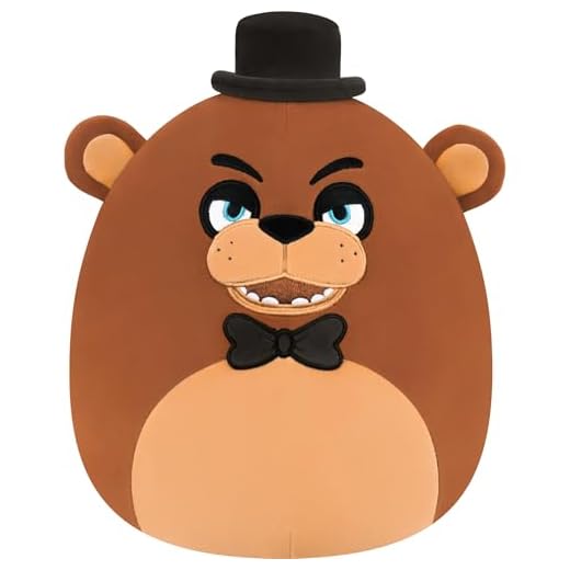 Squishmallows Original Five Nights at Freddy’s 10in Classic Freddy - Ultrasoft Official Jazwares Plush