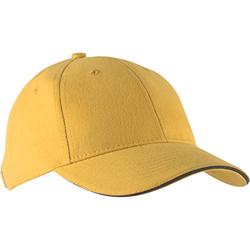 K-up Orlando - Casquette 6 Panneaux - Black/Lime, One Size, Homme