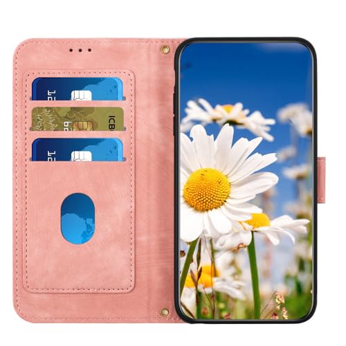 Coque Google Pixel 7 Pro en cuir premium finition florale violette à rabat - 3