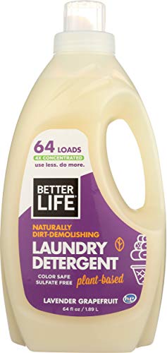 Image of Better Life Laundry Detergent Lavender Grapefruit, 64 Fl Oz,, 64 Oz (Pack Of 4)