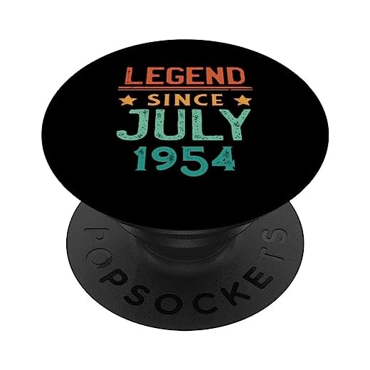 Leyenda desde julio de 1954 Retro 69 Cumpleaños 69 Años PopSockets PopGrip Intercambiable