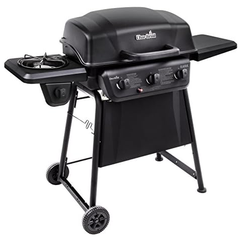 Char-Broil® Classic Series™ Convective 3-Burner with Side Burner Propane Gas Stainless Steel Grill - 463773817-P2 Cover
