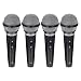 TOYANDONA 4Pcs Prop Microfono Play Microfoni di Plastica Simulate Microfono Finta Giocattoli Microfono per Divertimento di Karaoke O Favore di Compleanno in Costume