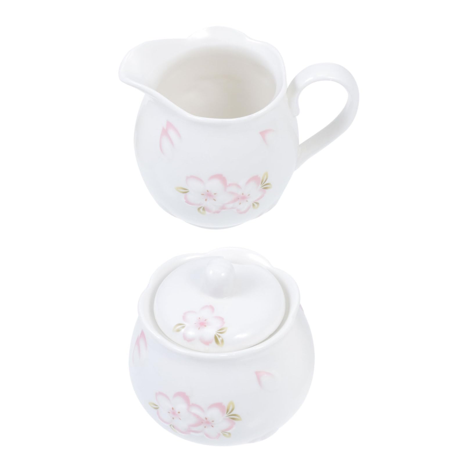 Pot à sucre en céramique et pot à lait blanc avec relief pour café et maison