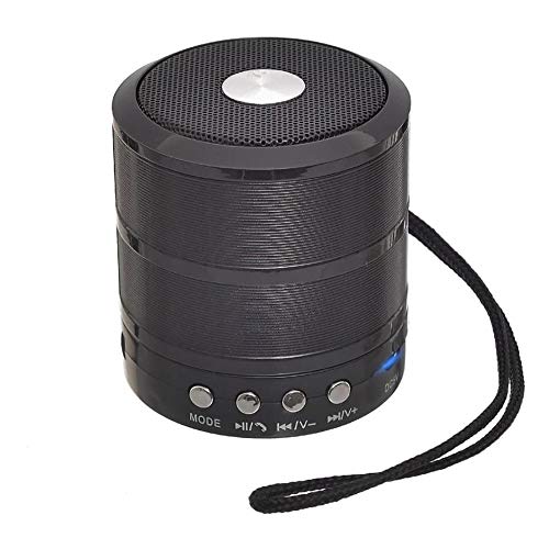Caixa de som Bluetooth/USB Grasep D-BH887-1 Cor:Preto