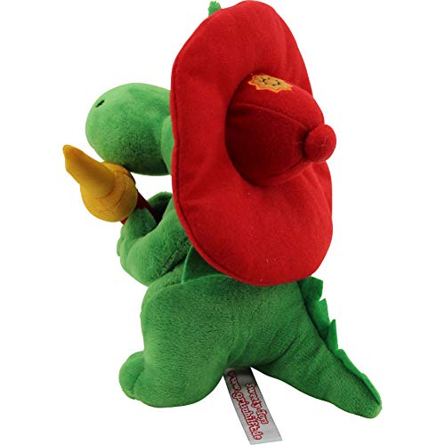 Sweety Toys 11025 Drache XL GRISU 20 cm mit Feuerwehrschlauch Feuerwehr Maskottchen Plüsch ca. 20 cm