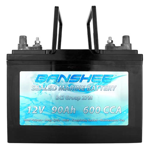 Banshee Bci Group 27M Dual Purpose Deep Cycle Sealed Agm Marine & Rv Battery #TOP1