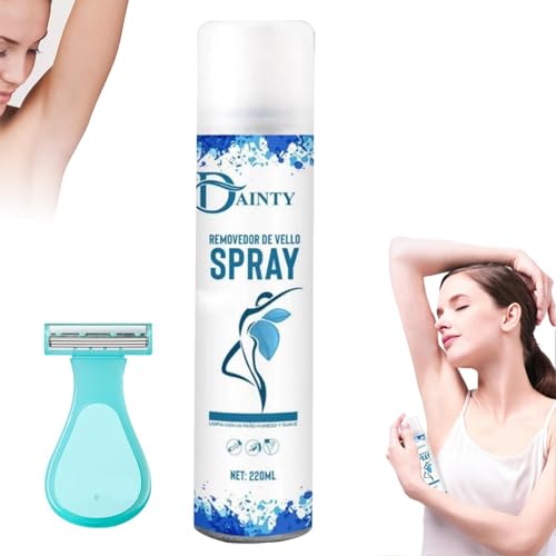 Spray Depilatorio Delicado, Spray Depilatorio Delicado, Depilación Delicada, Spray Delicado, Spray Depilatorio Indoloro, Depilatorio Seguro Para Piernas, Axilas Y Brazos (1 pieza)