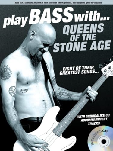 PLAY BASS WITH... QUEENS OF THE STONE AGE - RECUEIL + CD - 8 SONGS