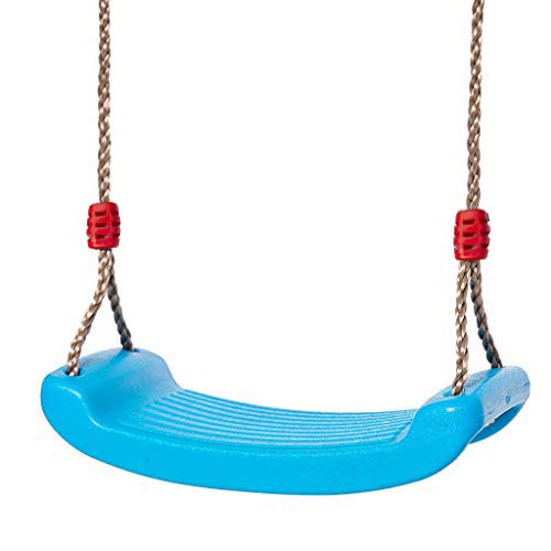 IFOYO - Asiento oscilante para niños, asiento exterior de columpio, para patio trasero de 100 kg para 3 a 10 años para niños y niños, color azul