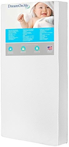Dream On Me Breathable Orthopedic Firm Foam Standard Crib Mattress I Green Guard Gold Certified