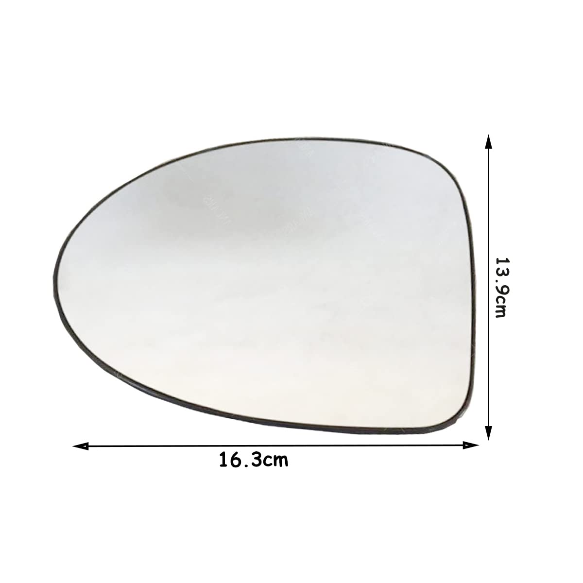 Specchio Retrovisore Sinistro Per Renault Twingo E Thalia - Vetro Convesso - Non Riscaldato