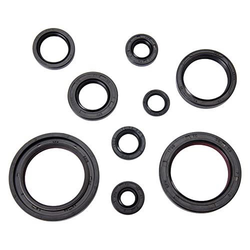 Image of Tusk Engine Oil Seal Kit Compatible with Honda CRF450X 2005-2017