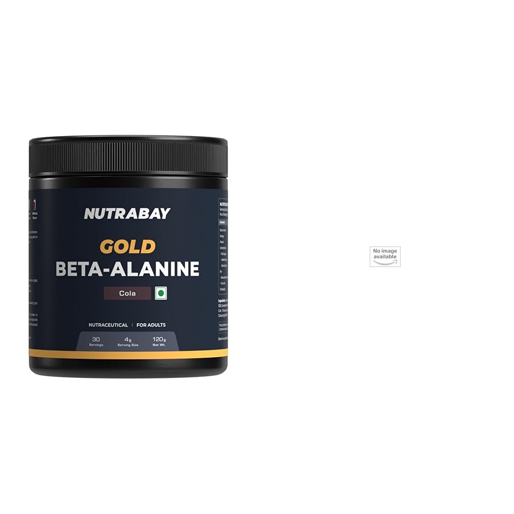 beta alanine vs l carnitine Nutrabay Gold Beta Alanine Supplement Powder 120g, Cola Flavor – Pre Workout Amino Acid for Endura