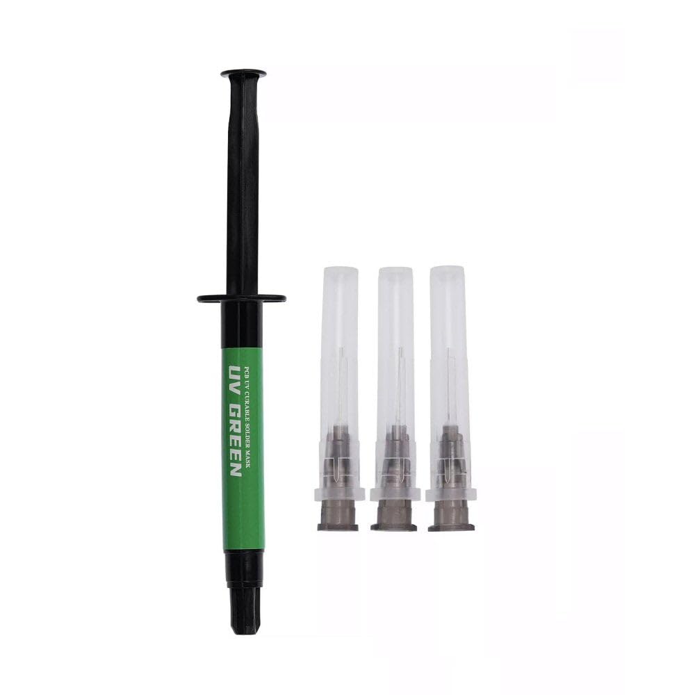 Fonefunshop Green / Black 2Uul Sc51 Pcb Uv Black Curable Solder Mask 10Cc