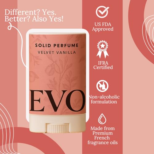 Image of House Of Evorah Velvet Vanilla Solid Perfume (15 gm) - Alcohol-Free Wax Scent | Solid Perfume For Women | Vanilla Perfume For Women | Bourbon Vanilla Perfume