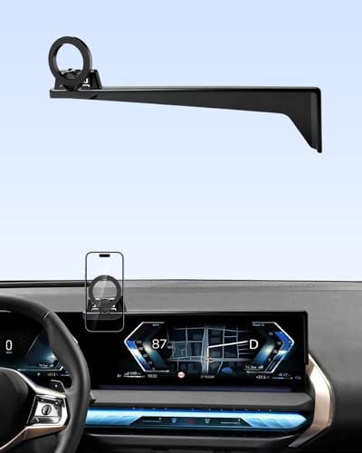 PZK Car Phone Holder for BMW X3 2025 2026 Accessories 14.9-Inch Screen Fixed Clip, BMW Car Phone Mount Compatible with Magsafe 360° Rotation Not Affect Vent Automobile Phone Cradles (Not Fit BMW X4)