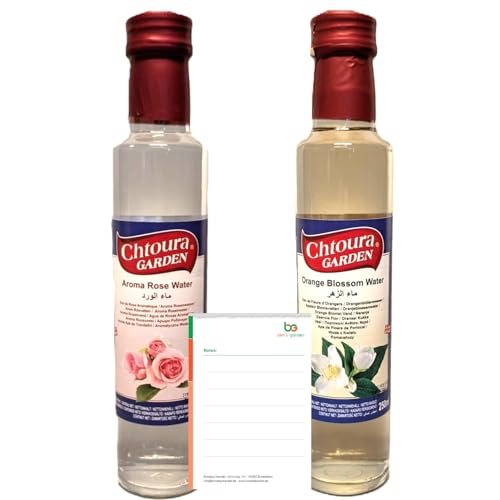 Bens Garden Bundle: Chtoura Garden Blütenwasser Duo 2x250ml + Notizblock