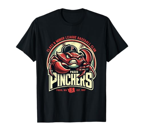 Pasco Pinchers Retro Minor League Baseball Team T-Shirt