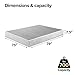 Zinus 7.5 Inch Quick Lock Smart Box Spring / Mattress Foundation / Strong Steel Structure / Easy Assembly, King, White