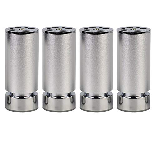 Pieds de table réglables 40 cm aluminium pour meuble et canapé