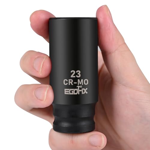Image of 1 /2 inch Drive Deep Impact Socket, 23mm Socket, CR-MO, Metric, 6 Point