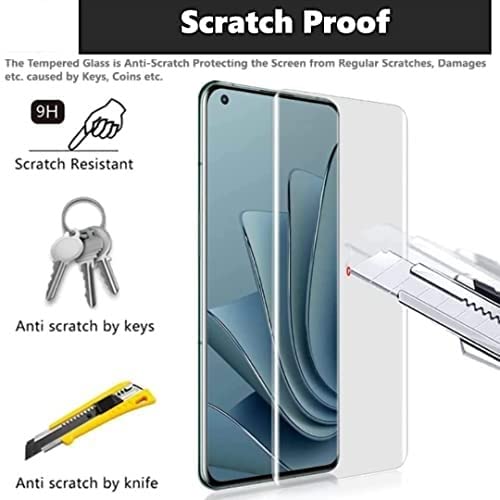 Image of For Samsung Galaxy S21 Ultra UV Screen Protector Tempered Glass [HD Clear Ultrasonic Fingerprint Support 3D Curved Scratch Resistant Bubble-Free] CLEAR