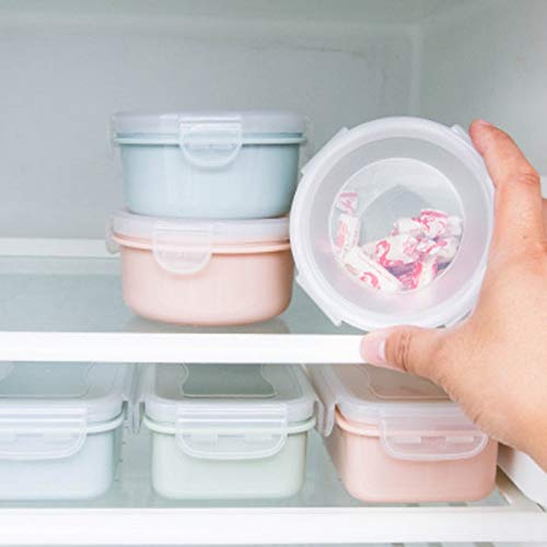 es Cucina Frigorifero Sigillato Plastica Crisper Cibo Scatola Pranzo Cibo Serbatoio Conservazione Classificazione Po