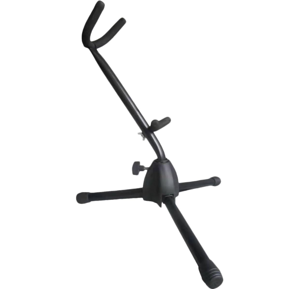 Support pliable saxophone alto ténor trépied portable métal noir mousse - 8