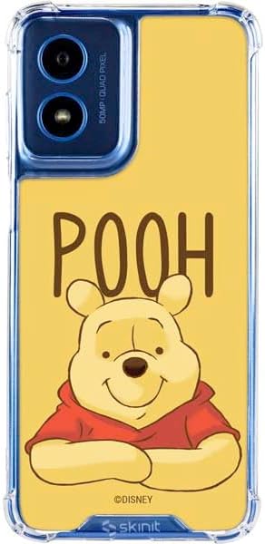 Skinit Clear Phone Case Compatible with Moto G Play 4G - Officially Licensed Disney Winnie The Pooh Portrait Design