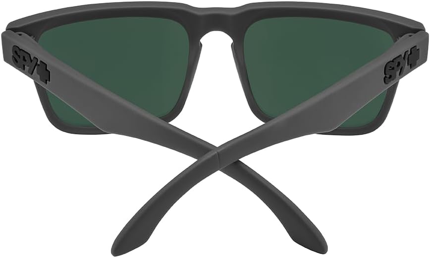 Spy Optic Helm, Square Sunglasses, Color and Contrast Enhancing Lenses