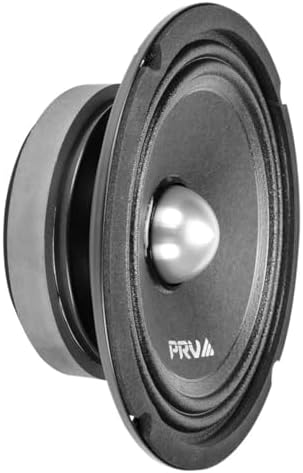 PRV Audio 6.5" Midrange Speaker – 200W RMS, 4 Ohm – Shallow Pro Car Audio Upgrade