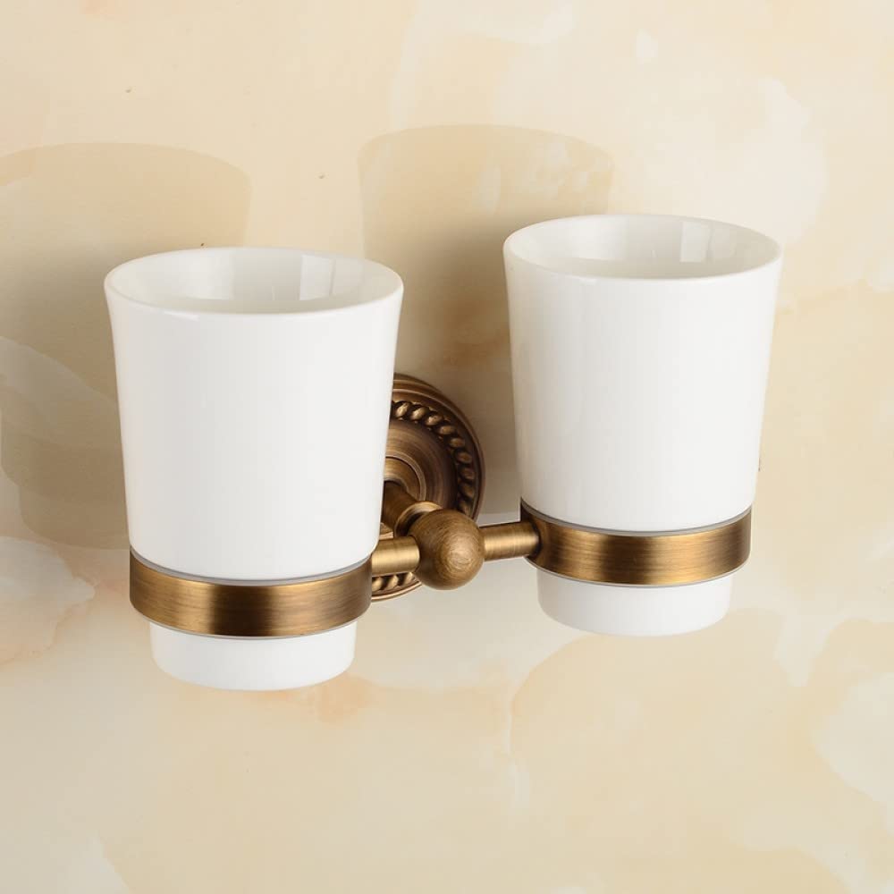 Toallero de latón y accesorios de baño elegantes para un orden exclusivo