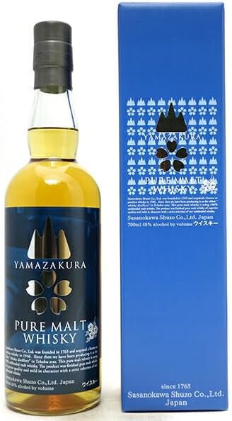 ピュアモルトウイスキー 山桜 笹の川酒造 安積蒸留所 48度 箱付 700ml ウイスキー ((YASSPMJ0)) ヴェリタス