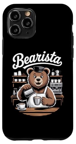 Bearista Bear Funny Coffee �X�}�z�P�[�X iPhone 11 Pro �p