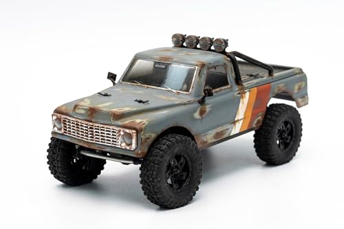 Image of furitek FX118 Fury Wagon Ultimate Upgrade Kit Scale 1 /18 RC Crawler RTR - Remote Control Car, RC Crawlers with High-End Upgrades Ready to Install for Adults (Gray (TT-0022-2))