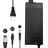 THEPRO 54.6V 2A Charger, Universal Electric ebike Scooter Smart Charger for 48V Li-ion Battery, with DC5.5MM Jack Connector, 3-Prong Inline Connector, 3pin XLR Plug