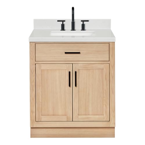 ARIEL Hepburn 30" Oak Vanity
