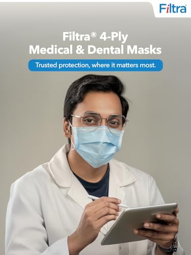 FILTRA 4-Ply Ear Loop Mask (Box of 50 Masks)