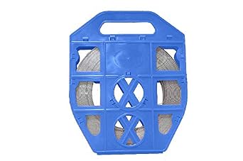 USA 201 Stainless Steel Band 3/4" x 0.030" x 100 - Blue Plastic Dispenser FTA720719035PB