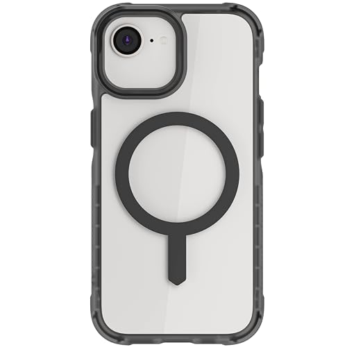 ゴーステック コバート for iPhone 16e スモークマット 耐衝撃 タフ 耐傷 変色防止 Qi ワイヤレス充電 GHOCAS4153