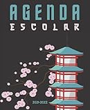  Agenda Escolar 2021-2022 Japón: Agenda 2021 2022 semana vista  Planificador semanal para niñas y niños  material escolar Ideal para Estudiantes de ... secundaria  Portada Japon manga anime